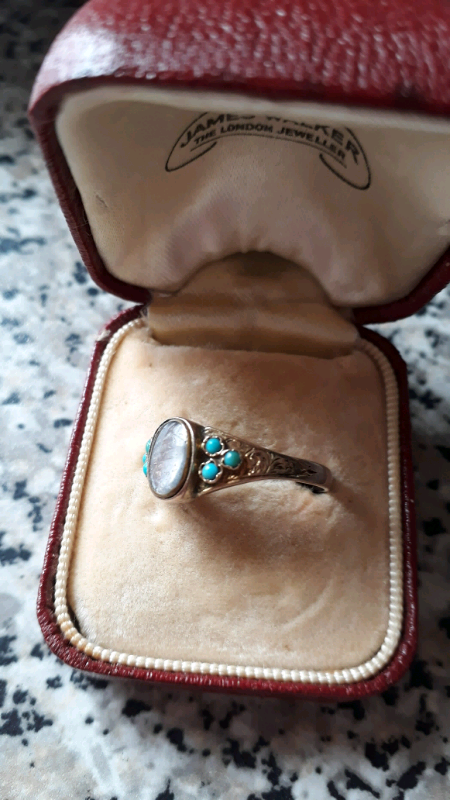 Rare to find gold Georgian mourning ring 