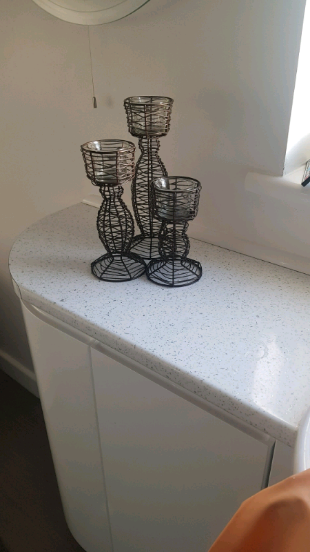 Set of candle holders