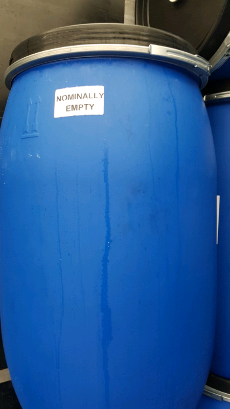 Shipping Drums 220 litre open top plastic drums 
