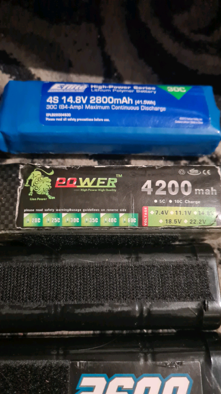 4s,3s,2s rc battery 