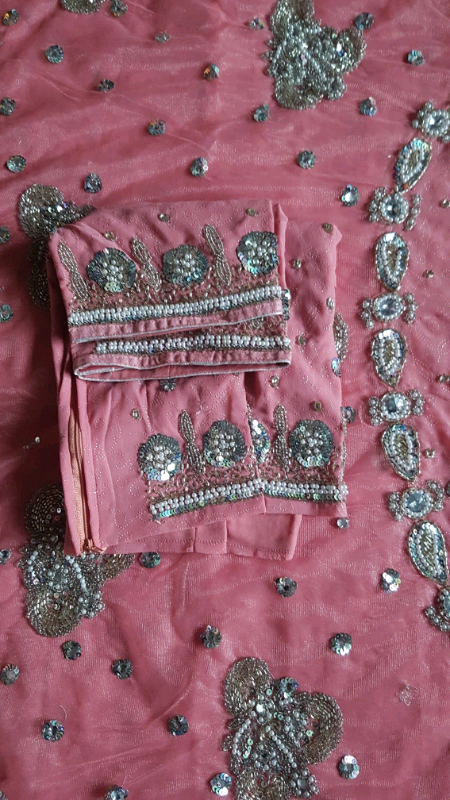 HALF NET SAREE