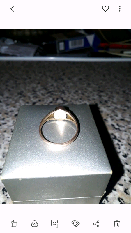 Rare to find gold Georgian mourning ring 