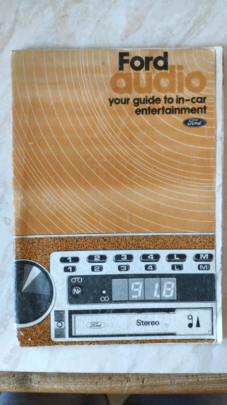 image for Old Ford radio operating guide 