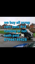 SCRAP CARS BOUGHT FOR CASH TELEPHONE ☎️ 07944749428