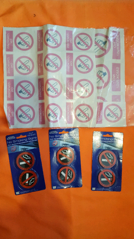 image for 28 NO SMOKING Signs (brand new).