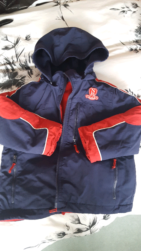 image for Child's nauticle reversable coat size xs (4)