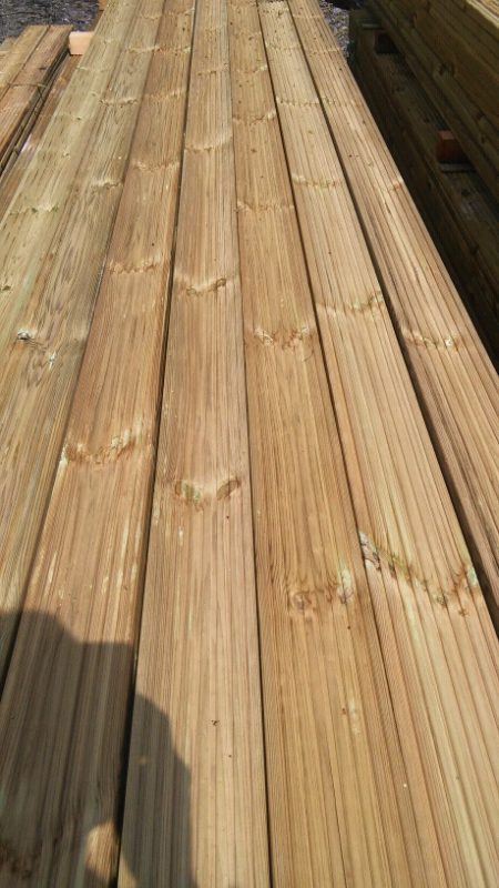 3.0m Decking 120mm wide 28mm thick Only £7.20- per length