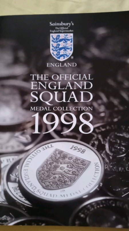 image for Sainsbury's Official England Squad Medal Collection 1998