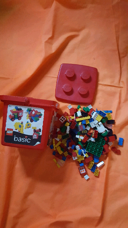 image for Lego basic in container with lid. 5-7 years olds.