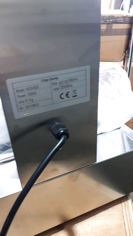 Brand new chip scuttle chip dump table top