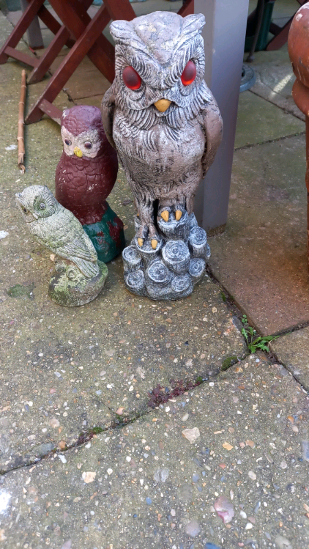 Garden owl ornaments | in Norwich, Norfolk | Gumtree