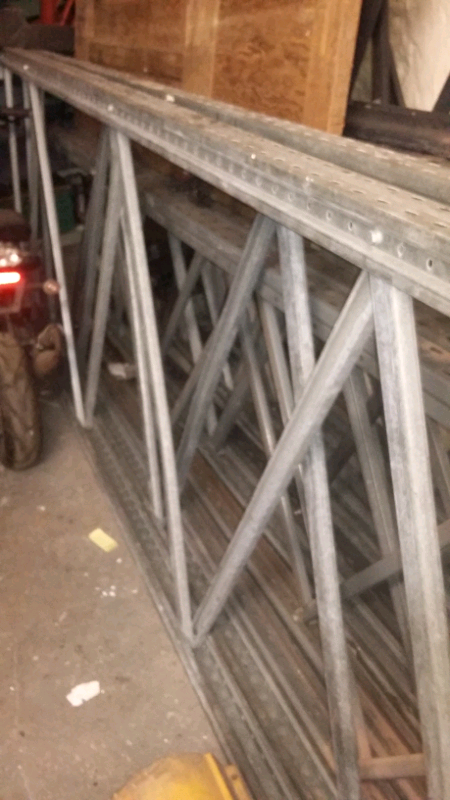 Racking. Dexion adjustable andLink 51. Over 3m tall.