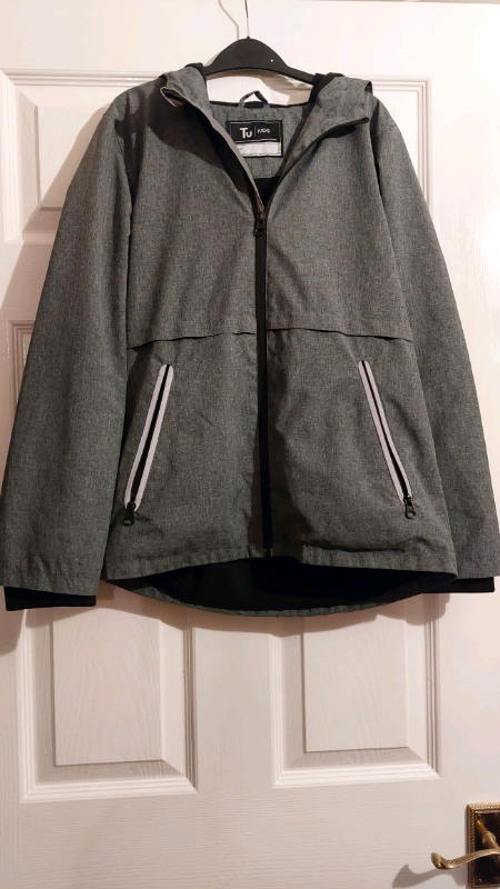 image for Childs Grey Showerproof Jacket Age 11-12 