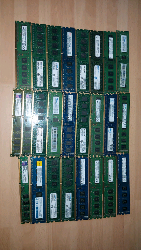 untested DDR3 4gb desktop ram