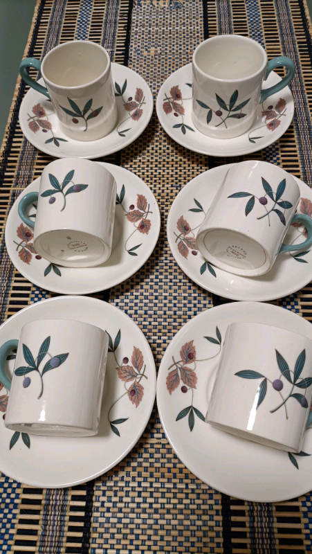 image for Vintage Wedgewood espresso coffee set 