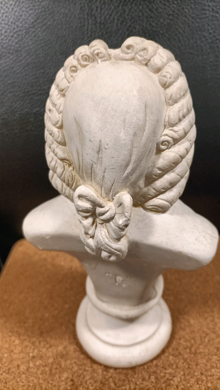 Antique Bust Sculpture of Johann Sebastian Bach - The German Musician 