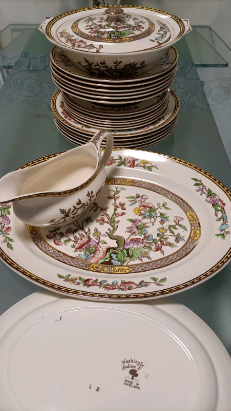 Vintage Indian Tree ‘Washington’ Dinner Service