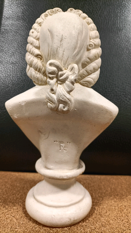 Antique Bust Sculpture of Johann Sebastian Bach - The German Musician 