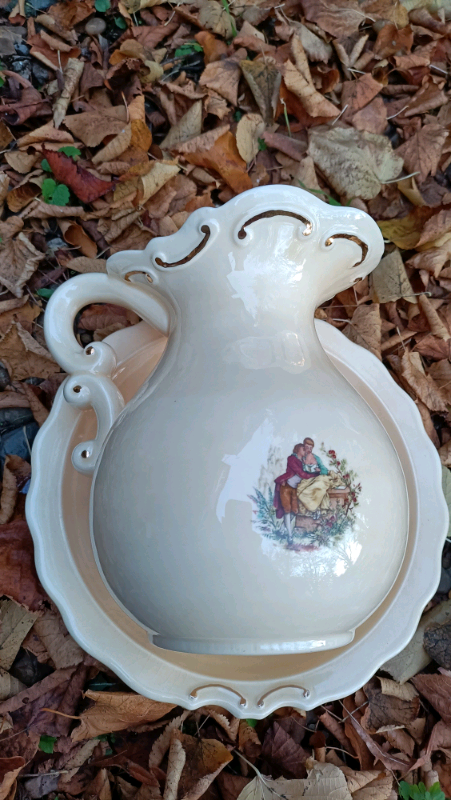 Gorgeous vintage- large jug and bowl