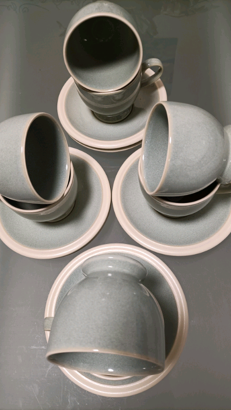 Rare vintage Rayware tea set x8 pairs