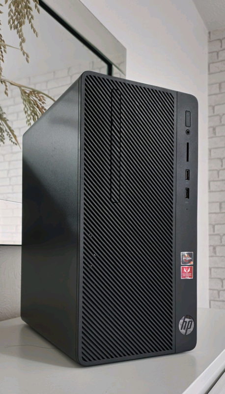 FAST HP Ryzen Gaming PC Setup 16Gb DDR4/SSD/Monitor/Wifi/Office REFURBISHED