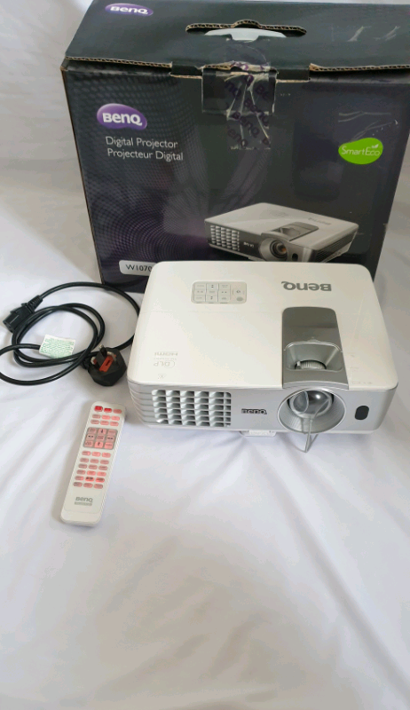 image for BenQ W1070 3D Ready DLP Projector 1080p full HD hdmi new lamp LONDON h