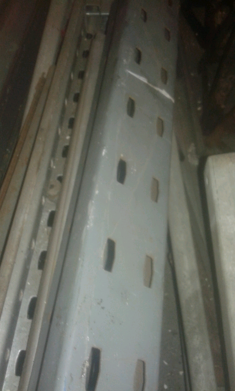 Racking. Dexion adjustable andLink 51. Over 3m tall.