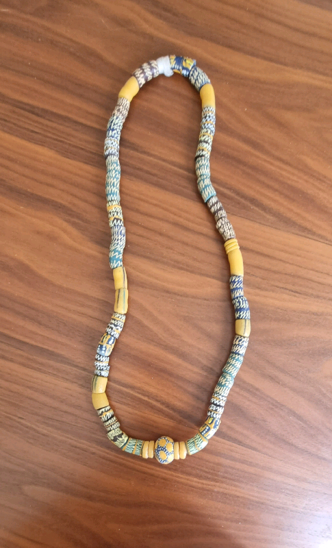 image for Handmade Recycled Glass Beads Necklace 