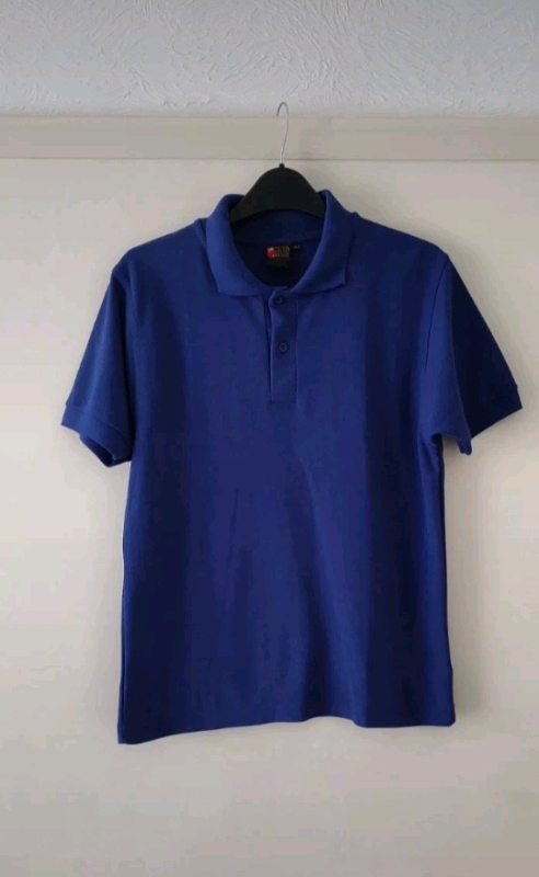 image for New Cotton Ridge Royal Blue Polo Shirt Immaculate 