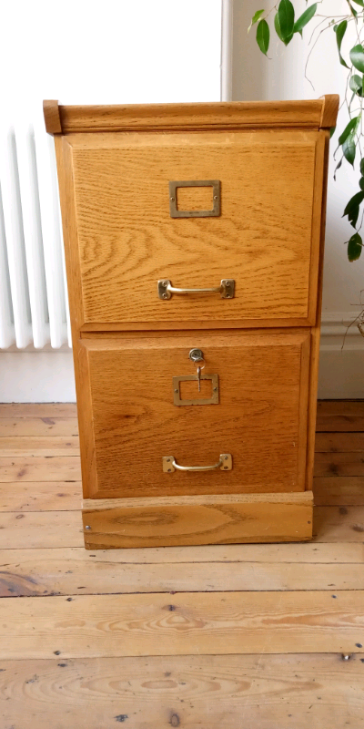 Wooden filling cabinet storage - local delivery available 
