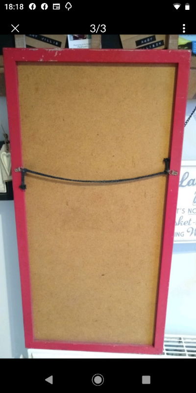 Large retro vintage 'gin and tonic' pub bar chalk message board