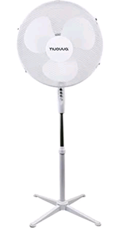 image for nuovva 16 Inch Oscillating cooling Pedestal Fan with Folding Base and 