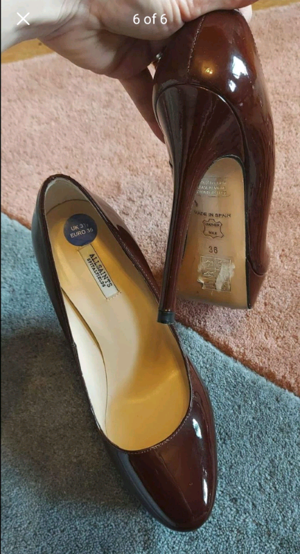 New All Saints leather shoes