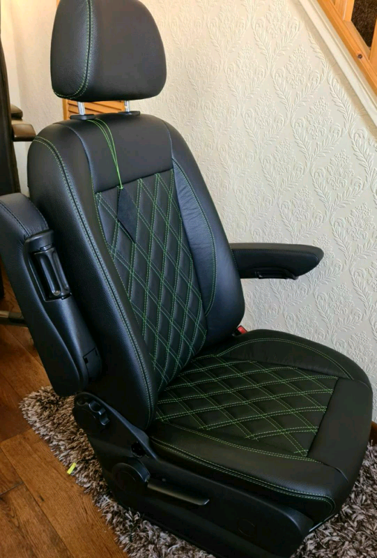 Mercedes Sprinter/VW Crafter Seats 2006-18 REAL LEATHER RETRIMMED
