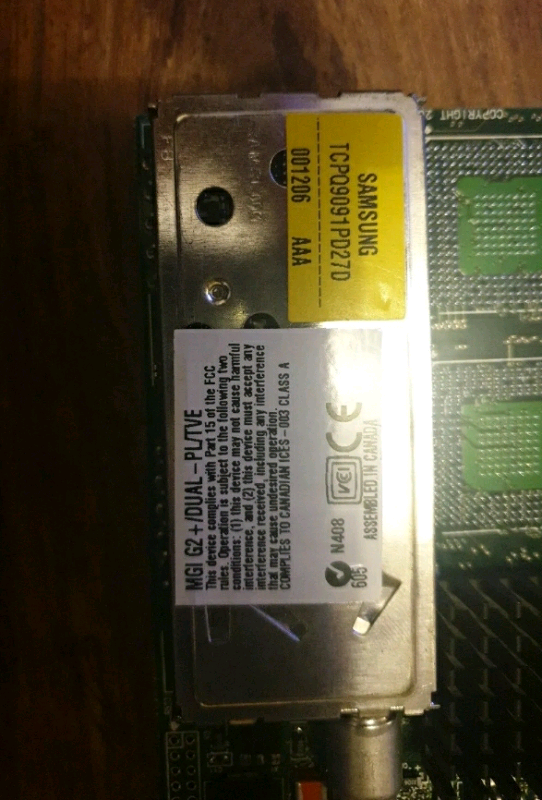 MATROX MULTIPLE OUTPUT/TV TUNNER GRAPHICS CARD. MATROX 908-06 REV A.