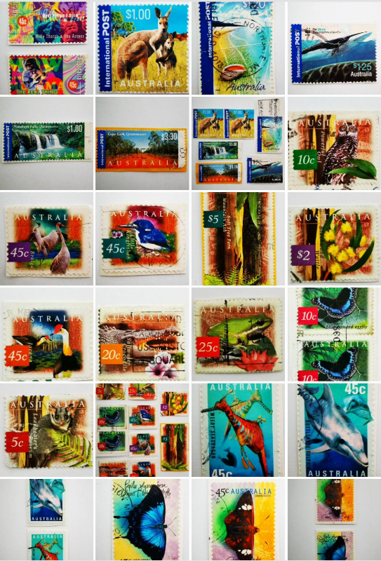 image for Australia Various Stamps (+/- 300 stamps)