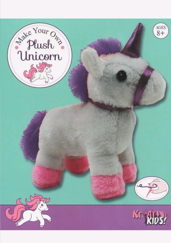 image for MAKE YOUR OWN PLUSH UNICORN PLAYSET TOY SEWING KIT FUN ACTIVITY XMAS G
