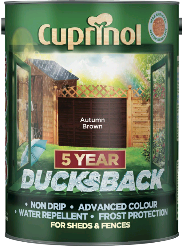 Cuprinol Ducksback 5L - 9 Colours