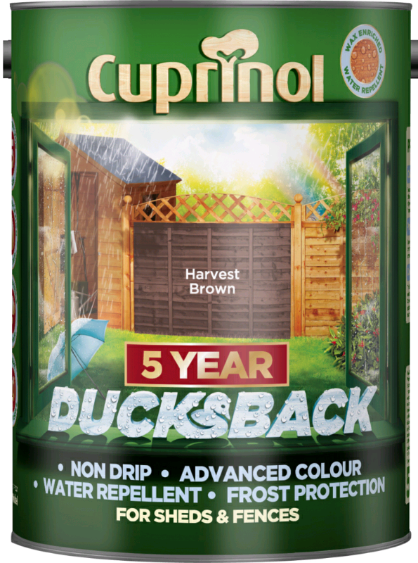 Cuprinol Ducksback 5L - 9 Colours