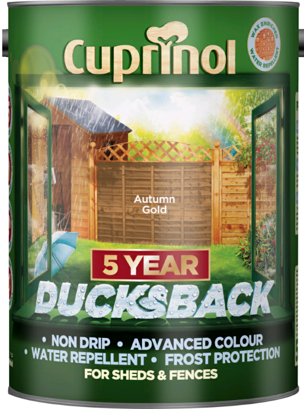 Cuprinol Ducksback 5L - 9 Colours