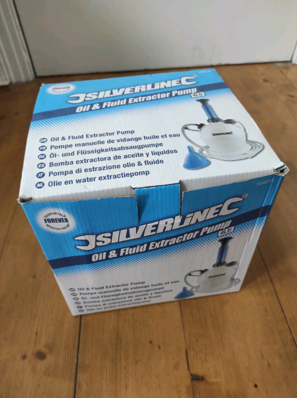 image for FREE Silverline fluid extractor pump, used