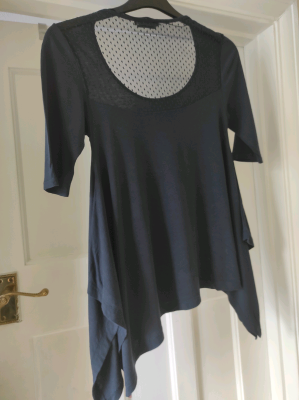 Ladies navy top - size 10