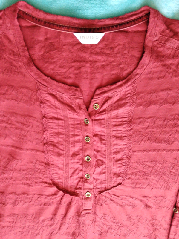 M&S Indigo top, Size 12