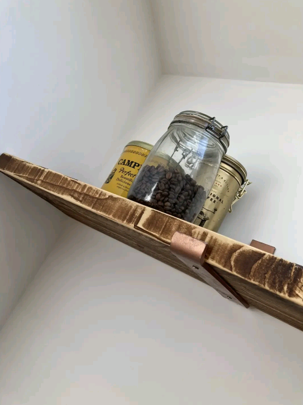 Coloured Raw Steel Shelf Brackets 