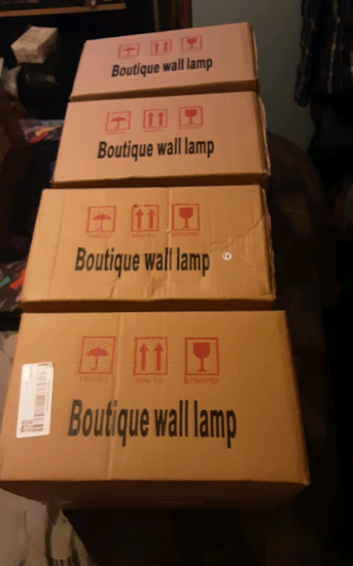 Wall lamps.