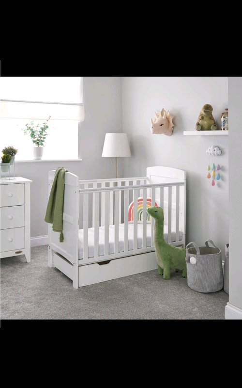 Obaby mini cotbeds and drawers