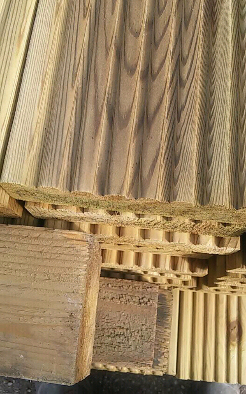 Timber Decking.  From £7.20 per length 120mm wide