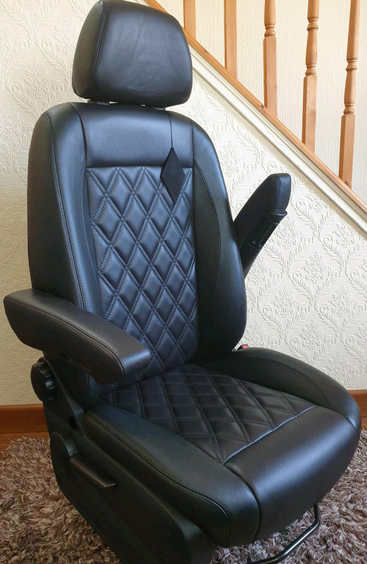 Mercedes Sprinter/VW Crafter Seats 2006-18 REAL LEATHER RETRIMMED