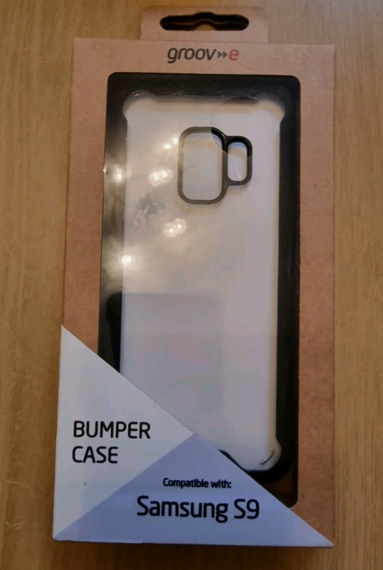Groov-e Samsung S9 Clear CaseEdge Black. Bumper case