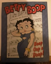 Betty boop metal wall plaques